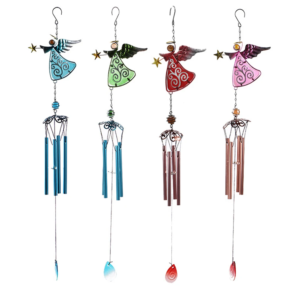 Garden Painted Type Ornaments Wind Chimes Yard Home Decor Large Hanging Pendant Ornament Outdoor Bell Tubes Gift Christmas Decor