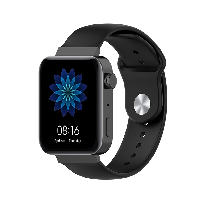 A Black Стильный ремешок для xiaomi Watch band спортивный силиконовый браслет для xiaomi smart watch correa для xiaomi band аксессуары для часов - Цвет: A Black