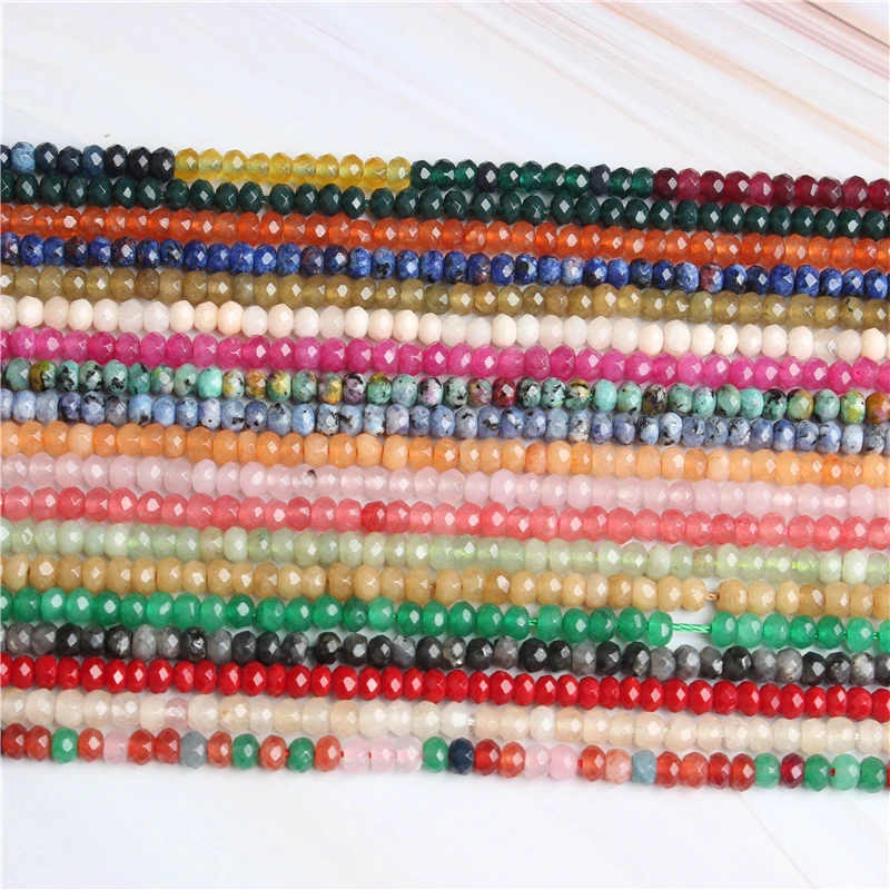 

Linxiang multicolor faceted expected Abacus bead spacers Loose Beads DIY bracelet necklace ear stud Accessories
