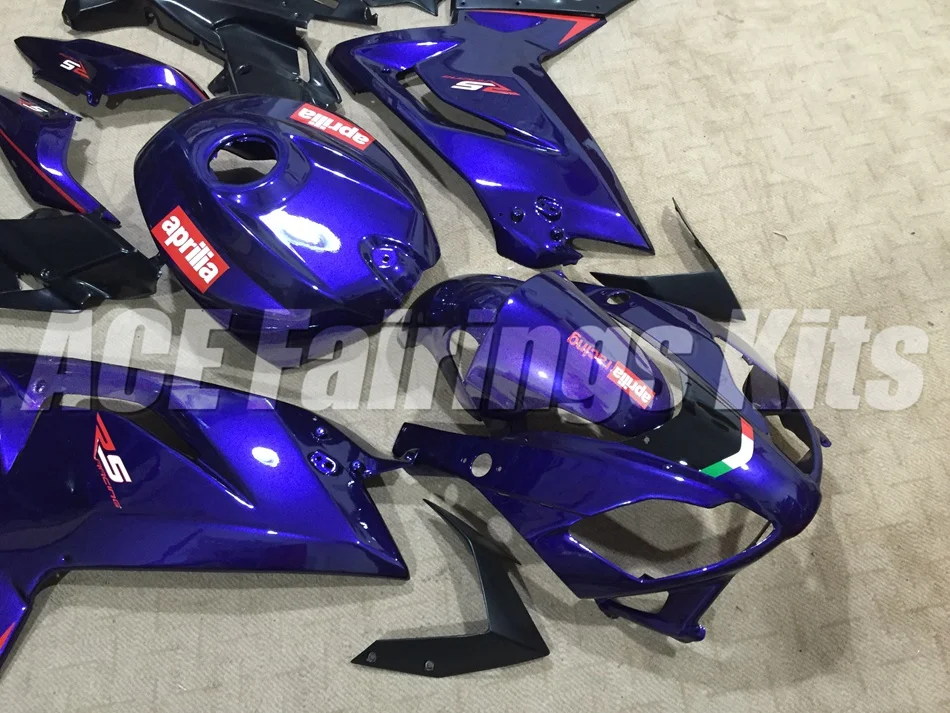 Литьевой формы обтекатель комплект подходит для Aprilia RS125 06 07 08 09 10 11 RS4 RSV 125 2006 2009 2011 Обтекатели на заказ темно-синий