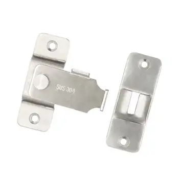 

2020 New Stainless Steel 90 Degree Right Angle Buckle Hook Lock Bolt Furniture Hardware