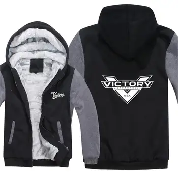 

Victory Motorcycles Hoodies Thicken Jacket Wool Liner Fleece Pullover Man Coat Victory Motorcycles Sweatshirts Coat