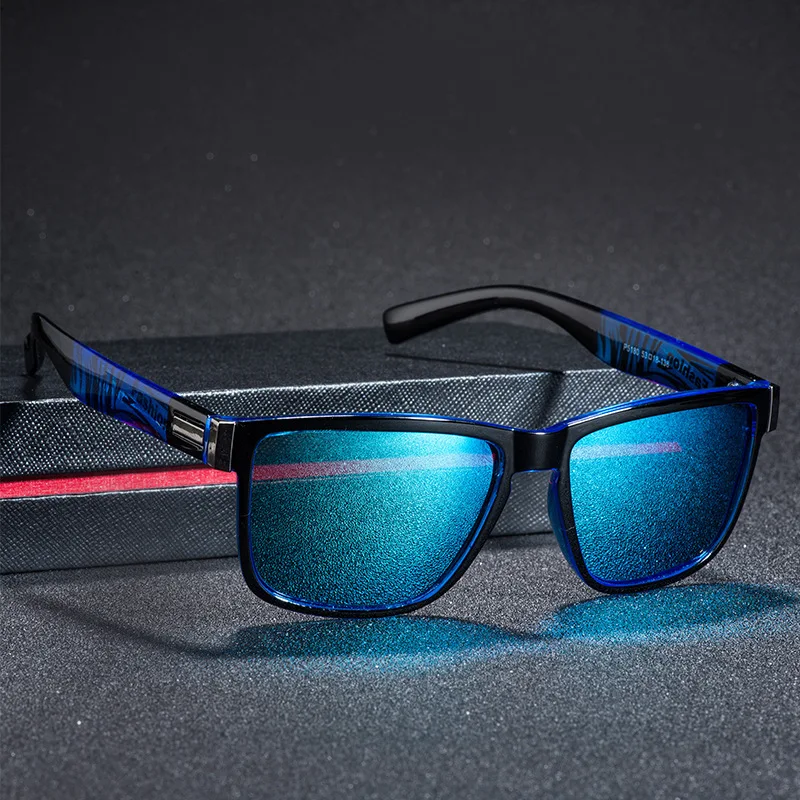

Classic Square Vintage Wrap Sunglasses Men Women Polarized Driving Fishing Sunglasses Fashion Pattern Sun Glasses UV400 Goggles