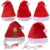 Мягкая Плюшевая Рождественская Шляпа Party For Baby Adult Santa Hats Red Decoration New Year Decoration Kids Gift Holiday Party Supplies
