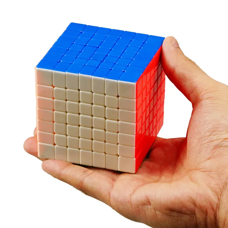 YongJun YJ RuiFu 7x7x7 безопасный ABS пластик Профессиональный Многоцветный магический куб скоростной Головоломка Куб 7x7 без наклеек детские игрушки подарок