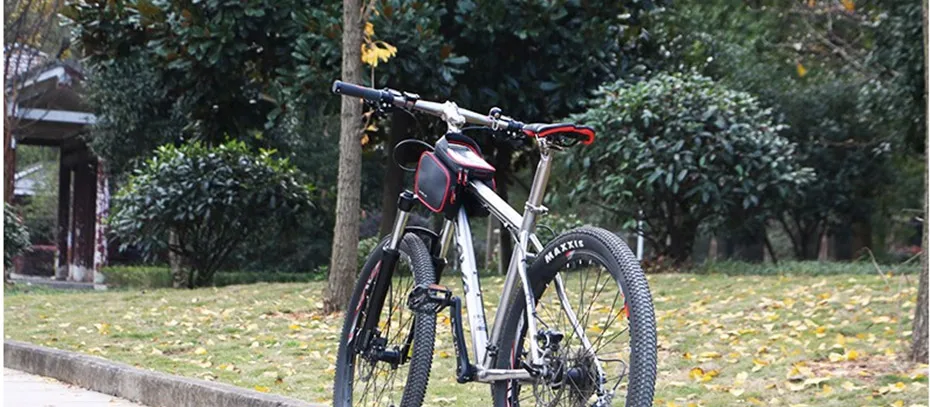 Велосипедная Передняя сумка на колесиках 6,2 дюймов из ТПУ с сенсорным экраном, водонепроницаемая велосипедная сумка для горной дороги, чехол для велосипеда, аксессуары для велоспорта