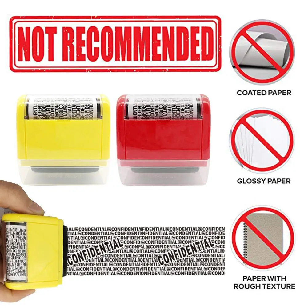

Identity Theft Protection Stamp Privacy Protection Fingertips Anti Theft Roller Stamps Keep Your Personal Information Stamp