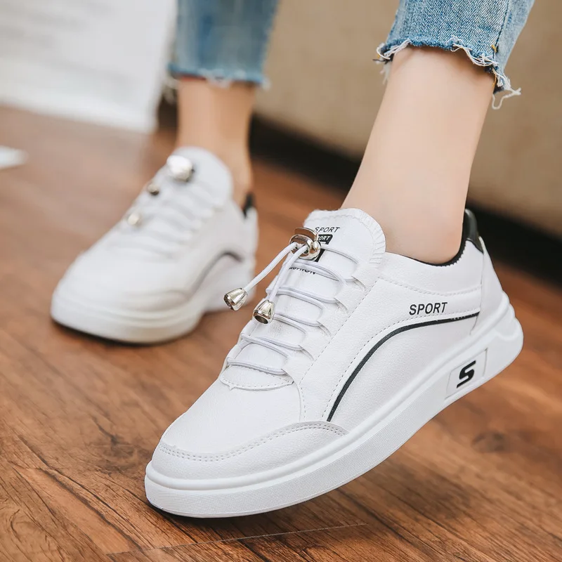 

White Shoes Women's 2019 Spring And Autumn New Style Korean-style Versatile Flat Low Top Sneakers Casual STUDENT'S Shoes Breatha