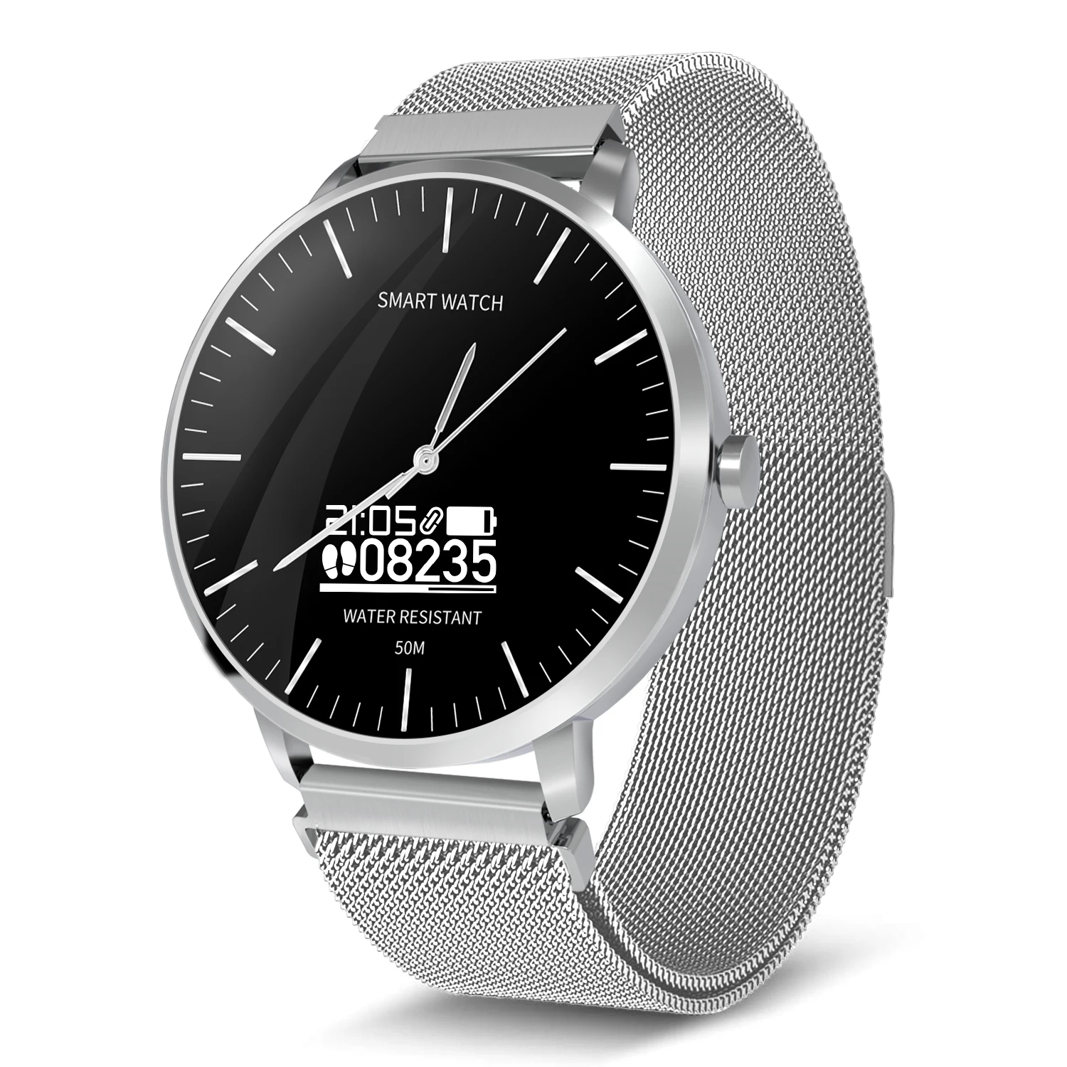 silver-gd BingoFit фитнес-браслеты отслеживание активности и мониторинг сна умные часы мужские часы Femme монитор сердечного ритма умные браслеты - Цвет: silver-gd