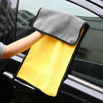 

30x30/60CM Car Microfiber Towel Car Cleaning Drying Cloth Hemming Car Clean Washer Detailing Car Wash Towel Car Accessories