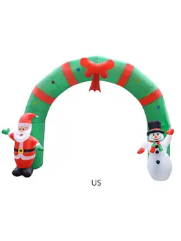

Christmas inflatable arch home lighting party decoration shopping mall promotion arrangement plug-in inflatable European America