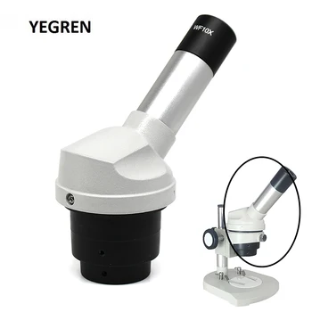 

20X Monocular Dissecting Stereo Microscope Head with 20X UP-right Image Small Size 2X Objective and WF10X Eyepiece Optical