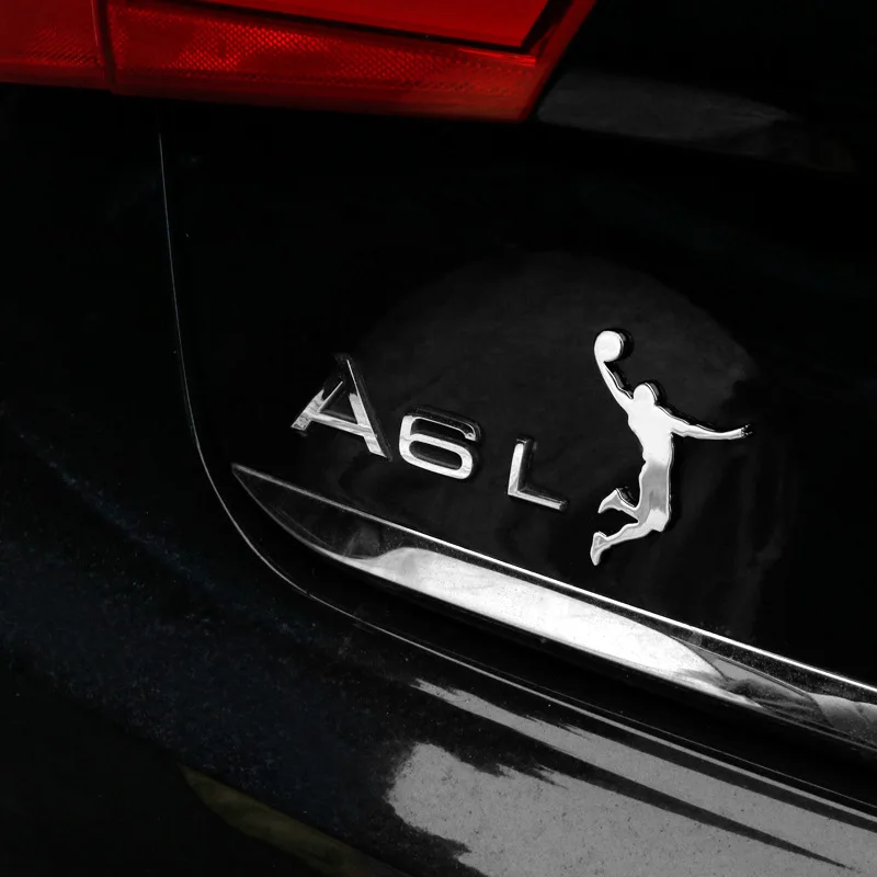 

New Style Metal NBA Air Jordan Car Logo Cool Decorative Sticker 3D Dunk Car Stickers Car Tail Stickers