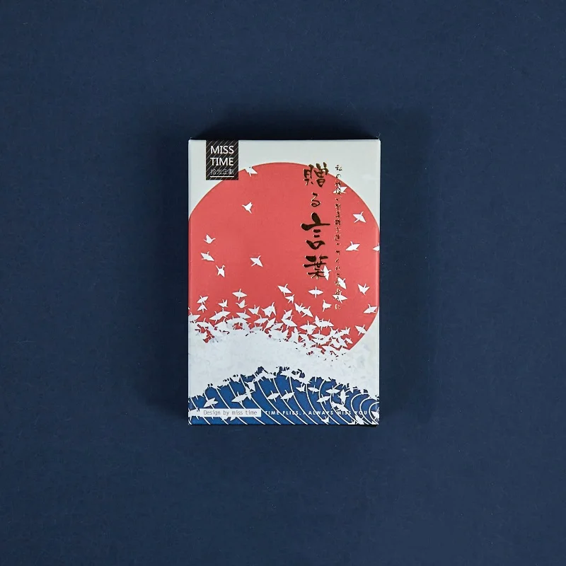 6 стилей Kanagawa Wave LOMO Card DIY мини-открытка японская стильная открытка для сообщений подарок 28 шт./набор - Цвет: D