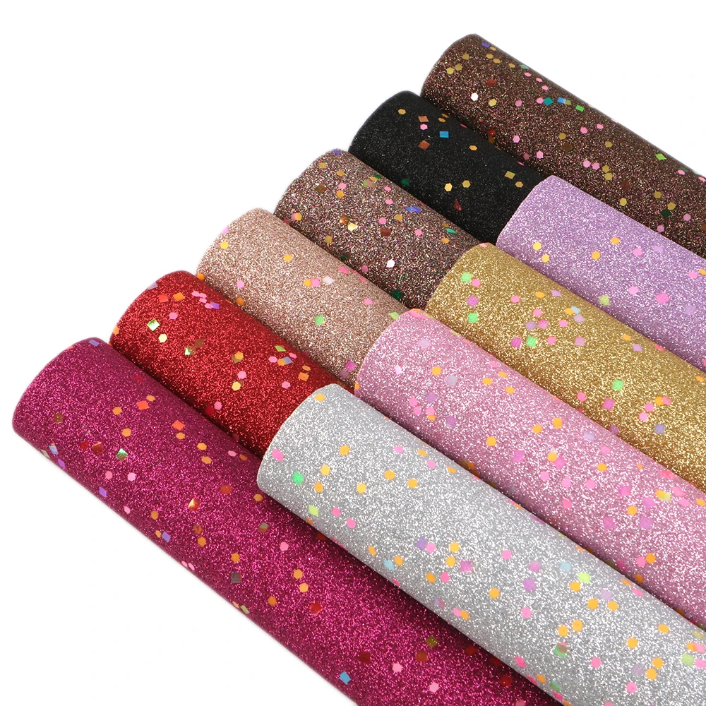 David accessories 20*34 см мелкие блестки Синтетическая кожа Хэллоуин Искусственная кожа для лук, материалы для ручных поделок, 1Yc8130