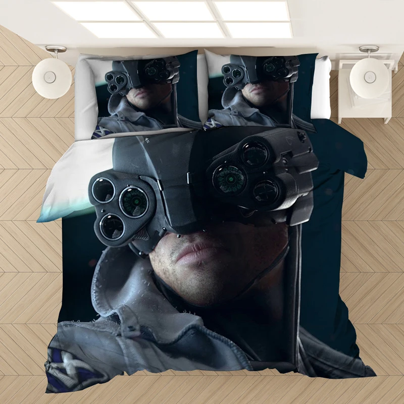 Sci-fi футуристический Стиль 3D комплект постельного белья пододеяльники наволочки кибер панк одеяло комплект постельного белья s постельное белье(без простыни