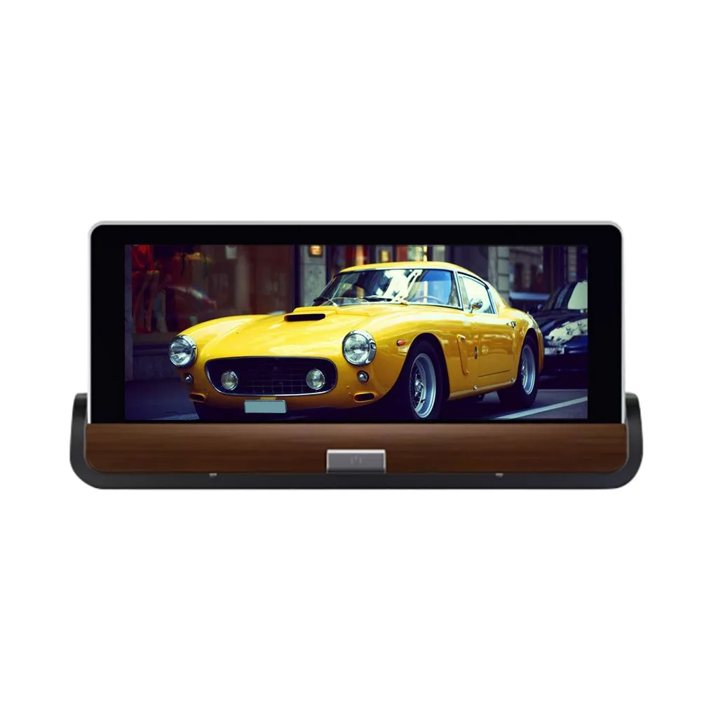 Full Hd 1080p автомобиль DVR камера с видеозаписью с 7,0 дюймовым экраном 170 ° широкоугольный объектив гравитационный Датчик Автомобильная камера# P20
