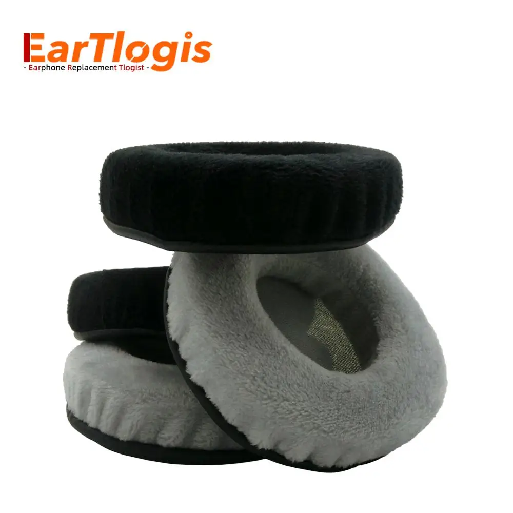 EarTlogis Velvet Replacement Ear Pads for JVC HA MR60X HA MR 60X Headset Parts Earmuff Cover Cushion Cups pillow