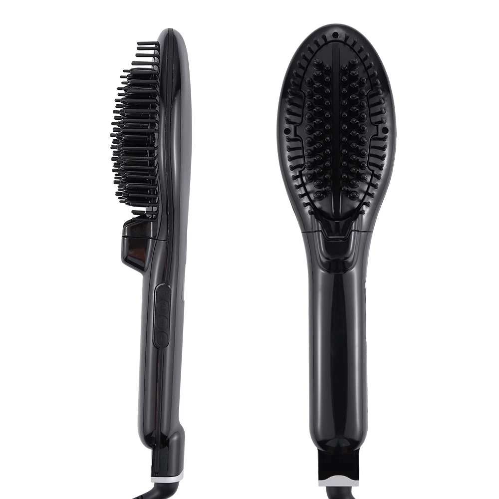 

Steam Hair Straightener Comb Portable Hair Straight Electric Brush Professional Lcd Display Fast Hair Straightener Combb