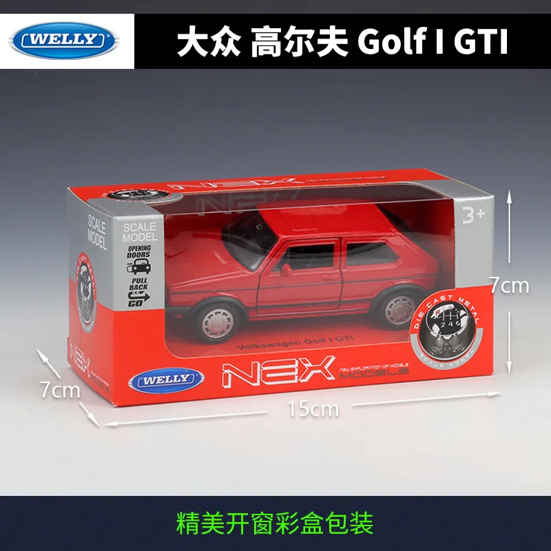 WELLY 1:36 VW Golf I GTI сплав игрушки модели автомобилей|Наземный транспорт| |