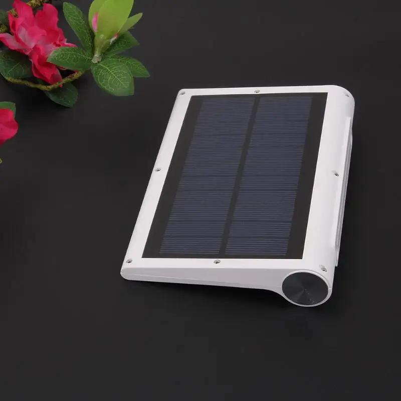 650LM 42 LED Waterproof PIR Motion Sensor Solar Lights Security Pathway Garden Lamp Outdoor White Light Strong Bright Wall Lamp