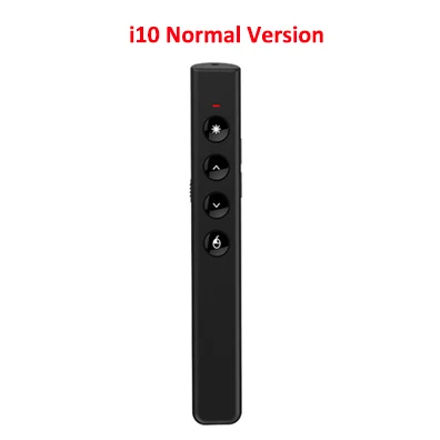 i10 AVATTO 2,4 Ghz RF Spotlight Air mouse беспроводная PPT Presenter Clicker перезаряжаемая цифровая лазерная ручка Презентация дистанционное управление - Цвет: i10