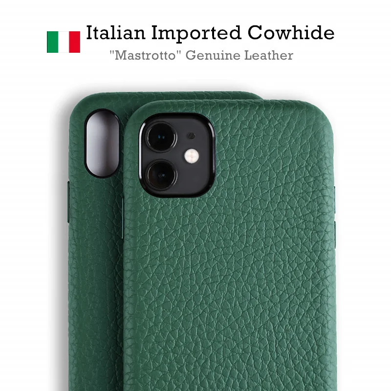 Mastrotto genuine leather case for iPhone 11/11 Pro Max cases fran-n60a supercar cowhide phone case for iPhone Xs Max Xr cover