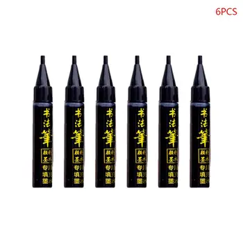 

1/4/6/9pcs Chinese Japanese Calligraphy Brush Pen Markers Art Writing Painting T3LB