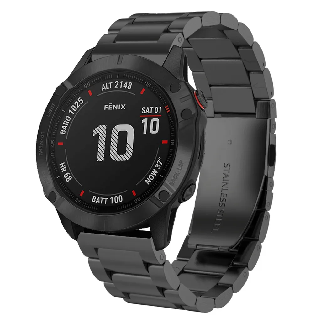Браслет из нержавеющей стали смарт часы ремешок для Garmin Fenix 6/Fenix 6Pro