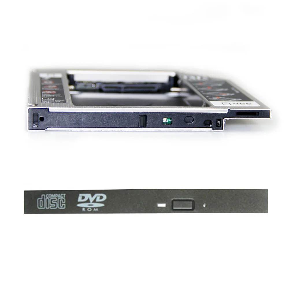 9.5MM 2nd HD HDD SSD Hard Drive Caddy For Lenovo IdeaPad 320 320-14IKB 320-15AST 320-15ISK 320-15IKB