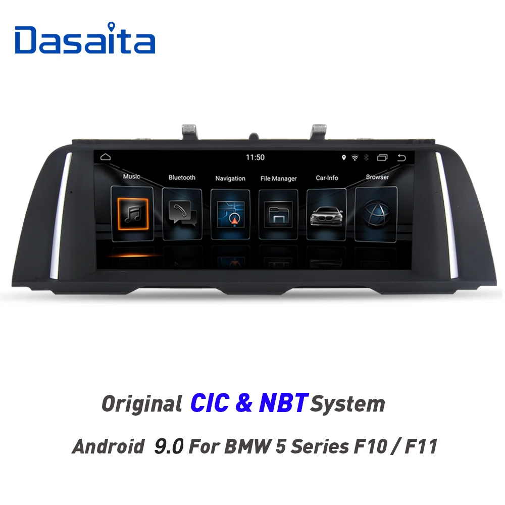 Best 10.25" Android 9.0 Car Radio GPS for BMW 5 Series F10 F11 2011 2012 2013 2014 2015 2016 Intelligent Car Multimedia MP3 Player 5