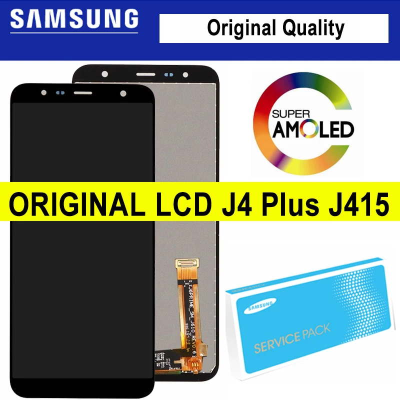 ЖК-дисплей 100% 'для Samsung Galaxy J4 Plus J415 J415F J410 с дигитайзером сенсорного экрана