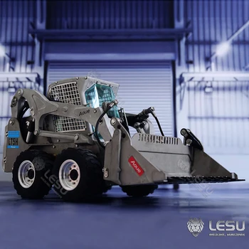 GĂŒnstig LESU 1/14 Metall Aoue-LT5H RĂ€dern Skid-Steer Loader RC Hydraulische DIY Modell Sound Presell TH17188-SMT3