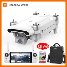 FIMI X8SE 5 км Диапазон FPV 3-осевому гидростабилизатору 4K Камера 33 минут полета gps дрона с дистанционным управлением игрушки в подарок