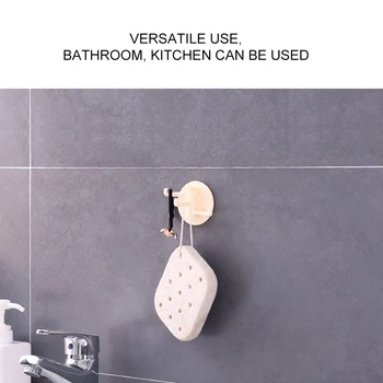 

1 pcs Hook adhesive seamless rotary strong stick hooks for kitchen bathroom livingroom wall hanger load bathroom kitchen hooks