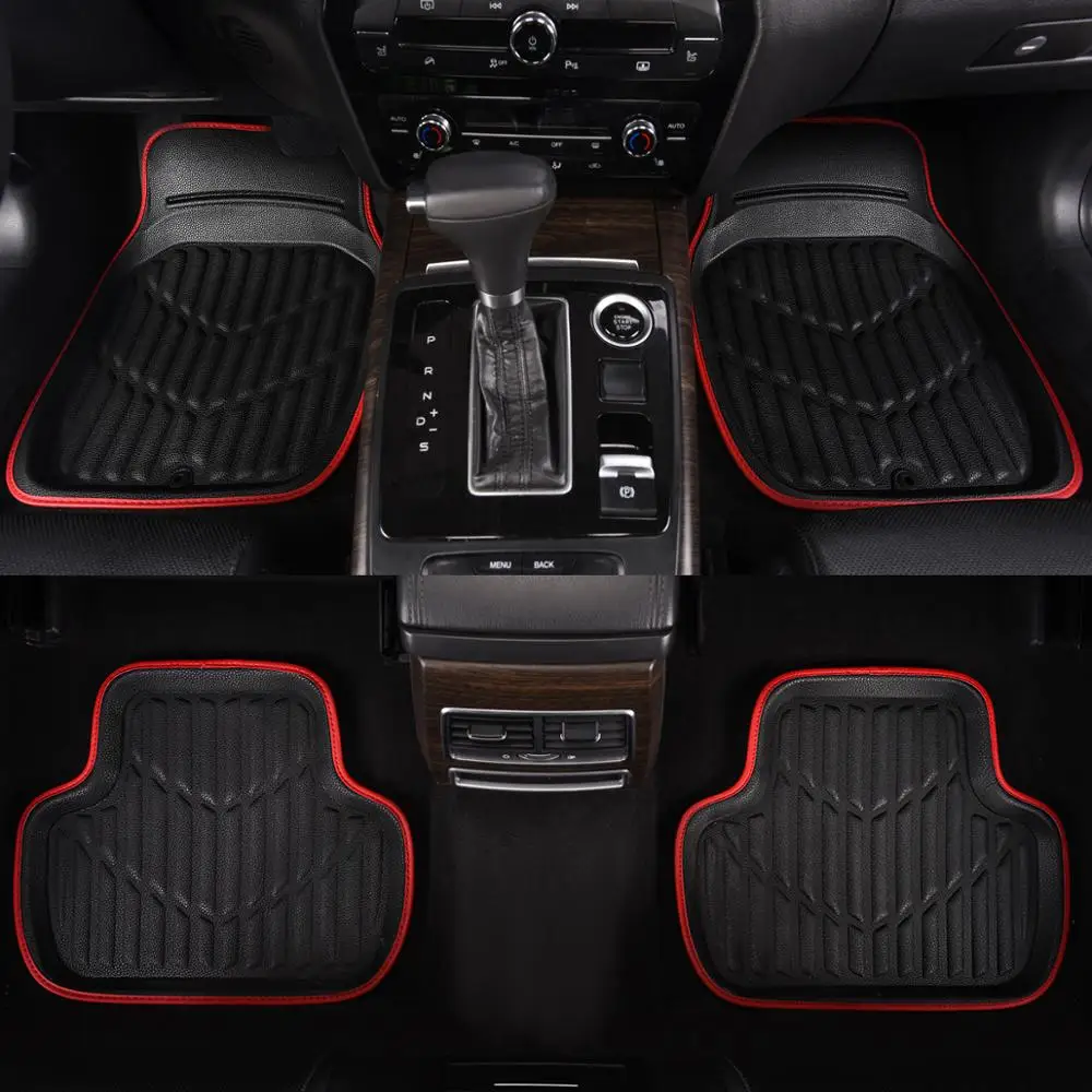 Universal Leather Car Floor Mats Car Carpet Mats Waterproof Anti-dirty
Floor Mats Car Rugs For All Cars