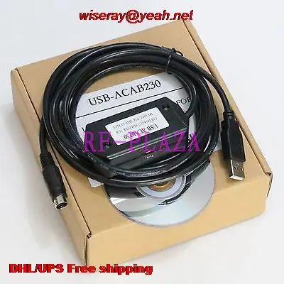 DHL/EMS 10 шт. Кабель для программирования USB-ACAB230 Для Delta DVP серии PLC программа оценки достоверности данных USB RS232 ADAPTER-A5