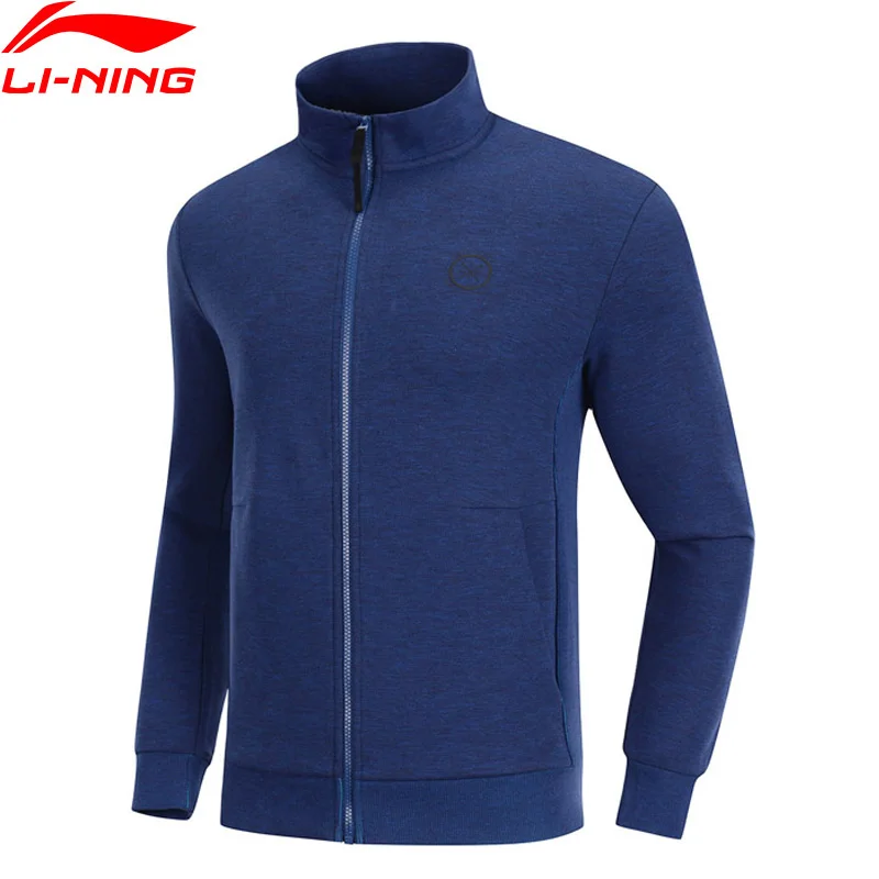 (Break Code) мужская Толстовка ли нин обычный крой 66% хлопок 34% полиэстер подкладка Li Ning