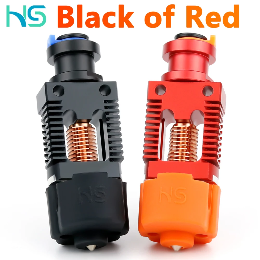 Haldis 3d Vermelho Lagarto v5 Pro v6 Hotend Montado bi Metal Quebra de Calor Chapeado Cobre Hotend para Cr10 Cr10s Ender3 v2 Ender-3 - Imagem 3