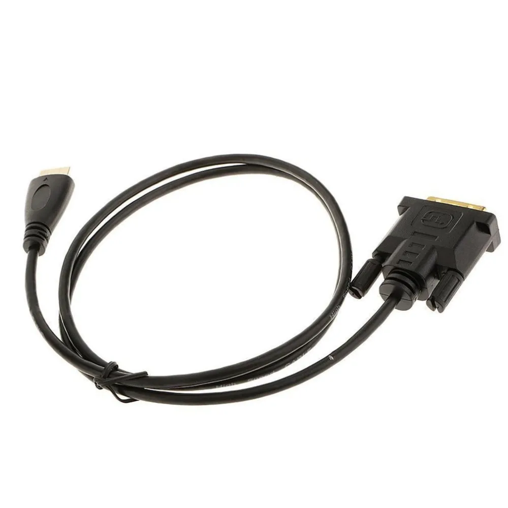 Ультра тонкий кабель HDMI видео кабель HDMI-Male-DVI 24+ 1 Мужской адаптер кабель для подключения дисплея с разрешением Full HD 1080P 1/1. 5/1. 8/2/3/5m "сделай сам"