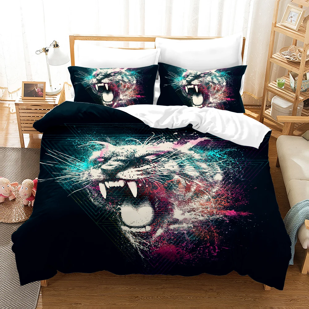 

Animal Printing Bedding Set Duvet Covers Pillowcases 3D Vegetable Fruit Comforter Printing Bedding Sets Bedclothes Bed Linen