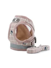  Small And Medium Dog Harness Reflective Plaid Breathable Polyester-Cotton Mesh Chest Strap For Dogs Puppy Collars Rope XS/S/L/XL 