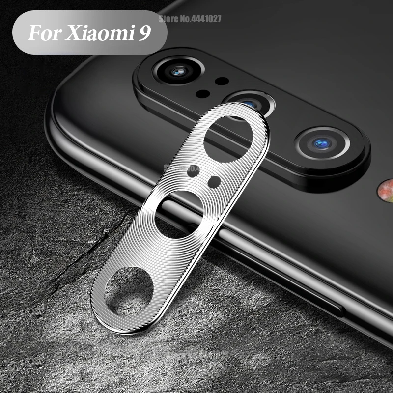 Silver Защитное кольцо для объектива камеры для Xiaomi mi 9 mi 9 se Защита камеры металлическое покрытие защитные кольца Крышка для Xiaomi mi 9 mi 9 se - Цвет: Silver