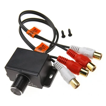 

Car Audio Amplifier Bass RCA Level Remote Volume Control Knob LC-1 Universal AutoAudio Amplifier Volume Control Knob 2019 New