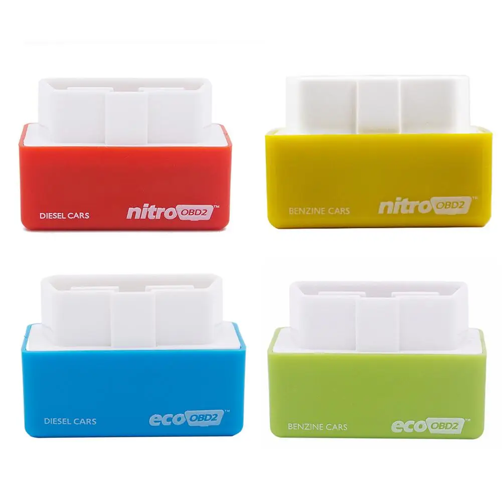 50 комплектов NitroOBD2 чип блок настройки Nitro OBD2 производительность Plug and Drive OBD2 чип тюнинг работает