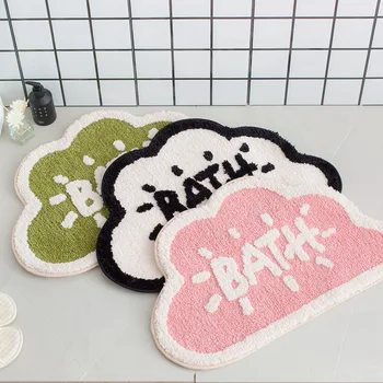 

Semicircle Chenille Entrance Door Carpet Floor Mat Door Front Door Mat Kitchen Bathroom Anti-slip Mat Water-absorbing Door Mat