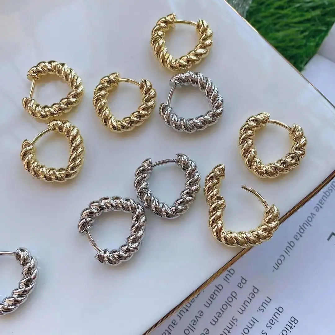 

5 пар, модные женские серьги-кольца в виде сердца