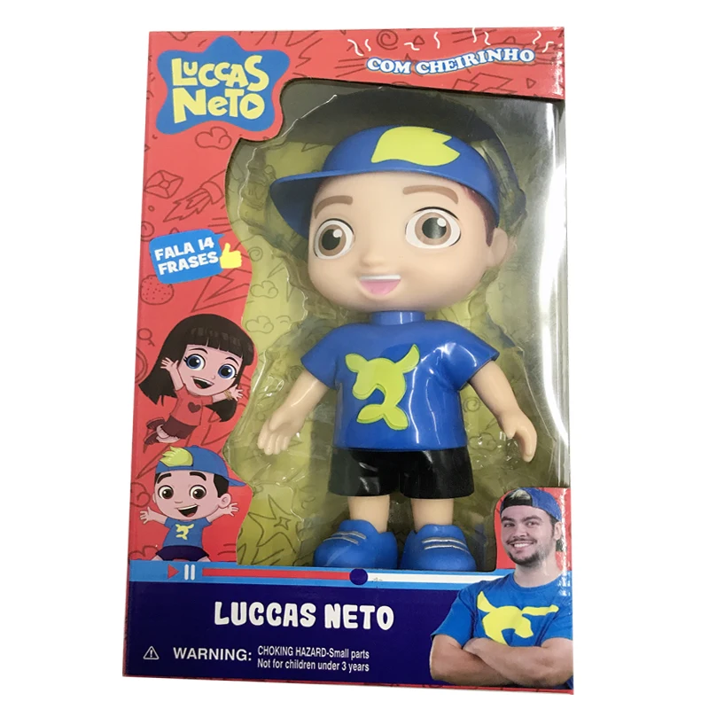 Лидер продаж 20 см онлайн звезда Luccas Neto пластиковая кукла звучащая фигурка