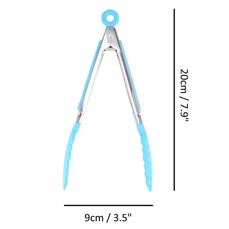 Нержавеющая сталь силиконовые кухонные щипцы барбекю клип салат приготовление хлеба, сервировка еды щипцы кухонные инструменты