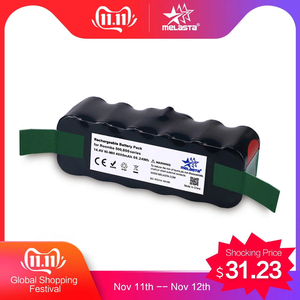 Kaufen Klassische 4.6Ah 14,4 V NIMH batterie für iRobot Roomba 500 600 700 800 R3 Serie 510 530 550 560 610 620 650 770 780 790 870 880